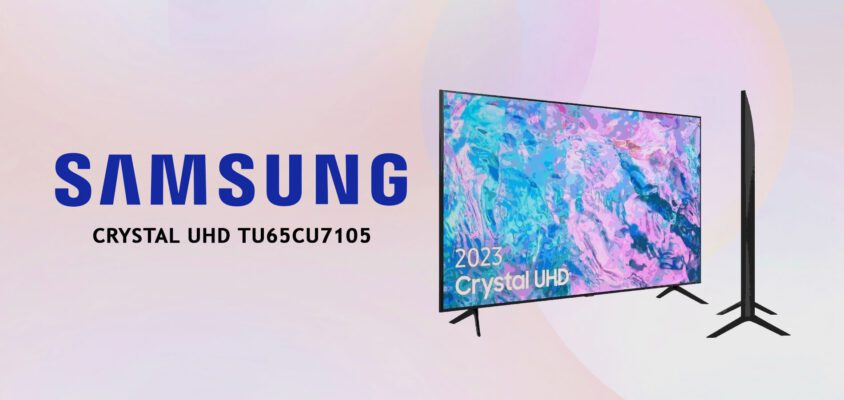 Descubriendo el Esplendor del Televisor Samsung Crystal UHD TU65CU7105 de 65 Pulgadas